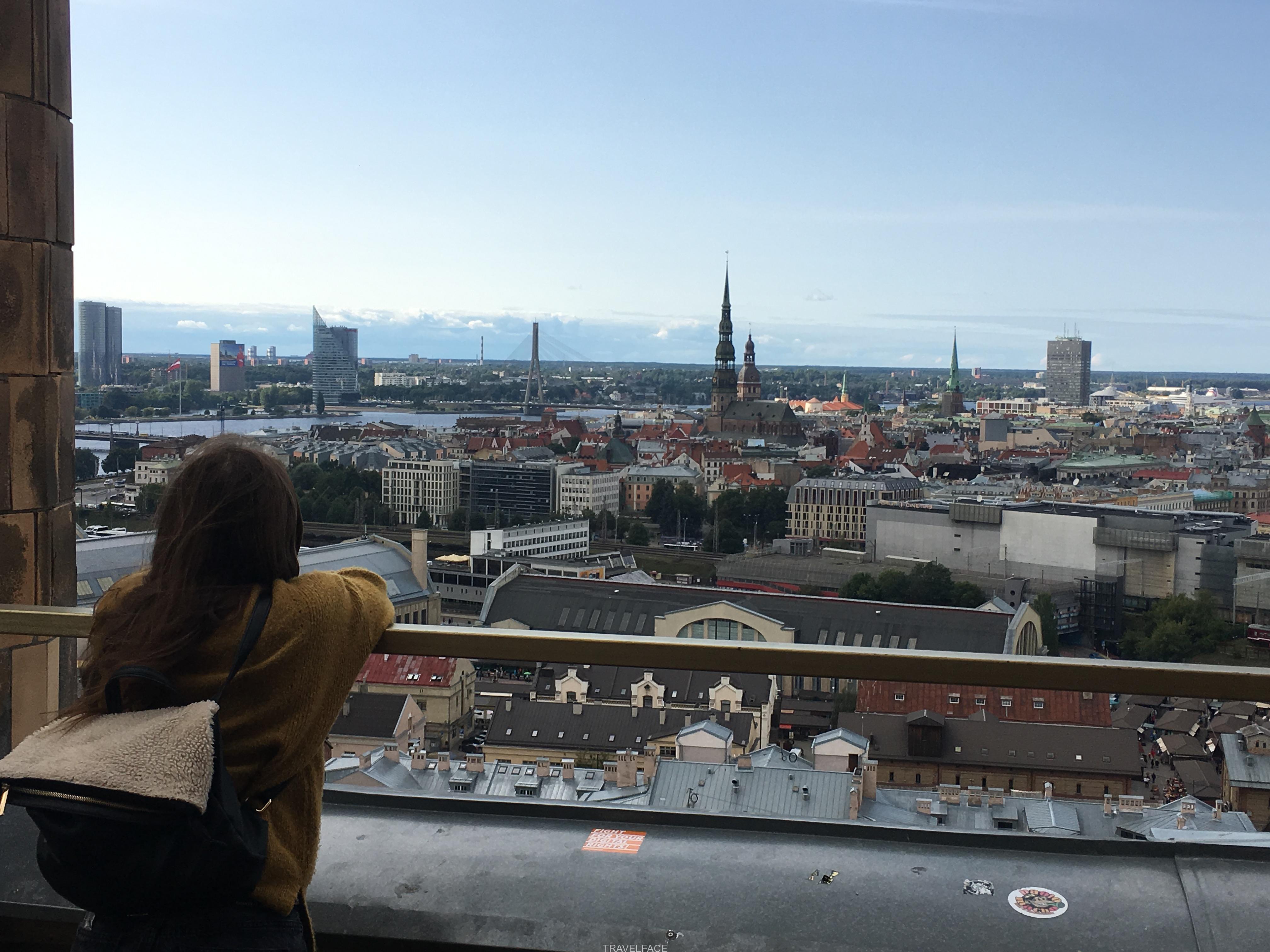 Looking out over Riga 