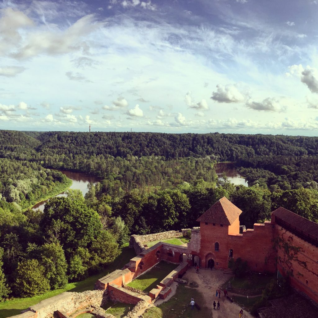 Views over Sigulda and its river