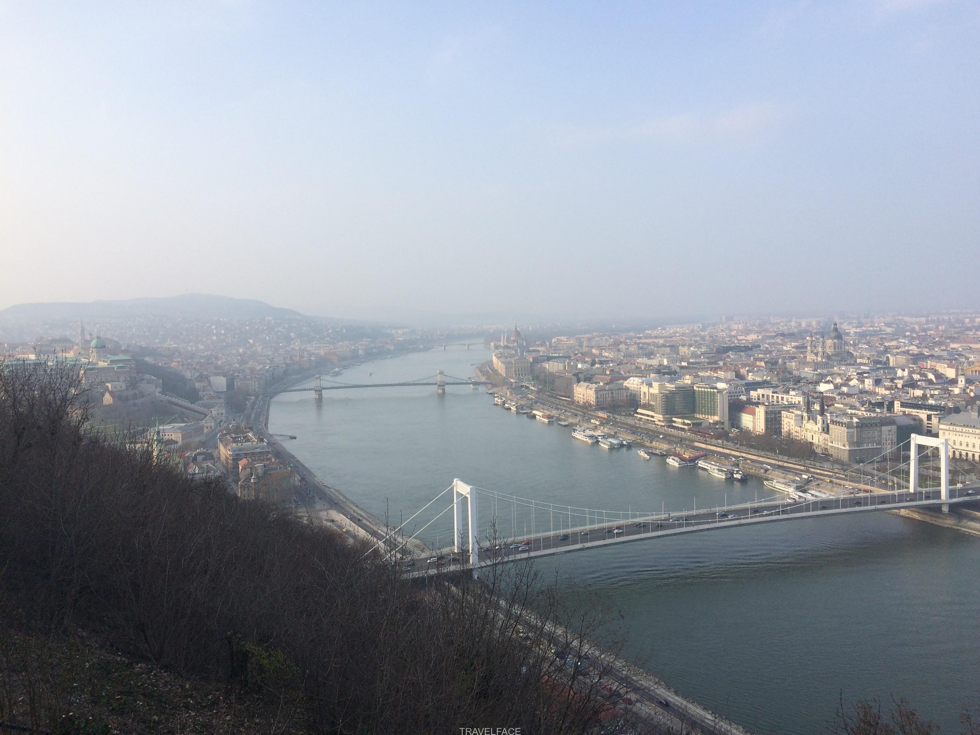 views from the lookout over Budapest