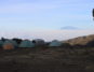 Tents and Mount Meru