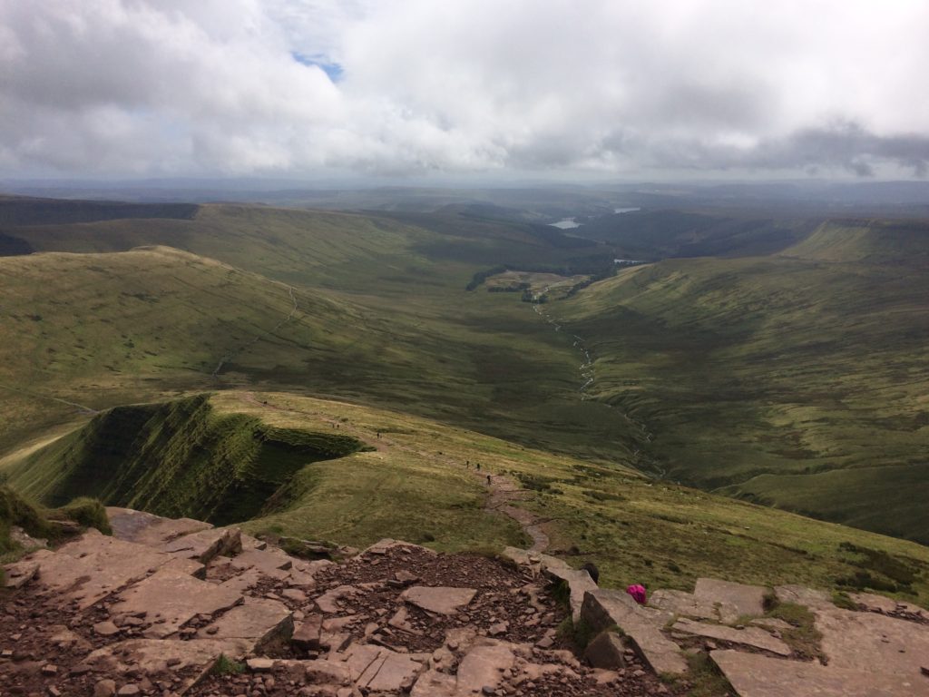 Beautiful views of the reservoir: Hiking in the Brecon Beacons-Travelfaceblog