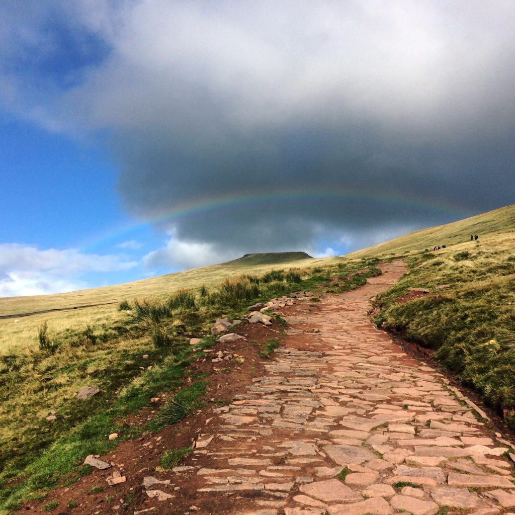 Rainbow over the peaks: Hiking in the Brecon Beacons- Travelfaceblog