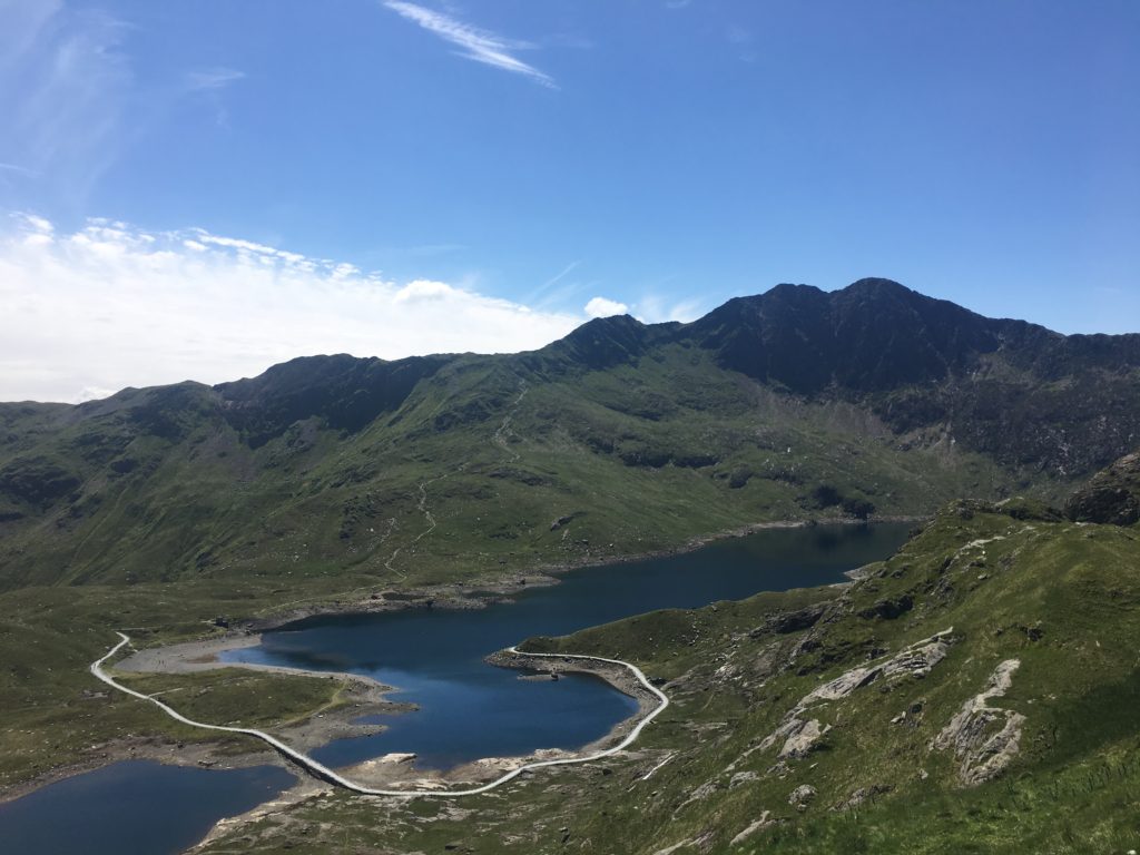 View from Pyg Track, Snowdon hiking routes