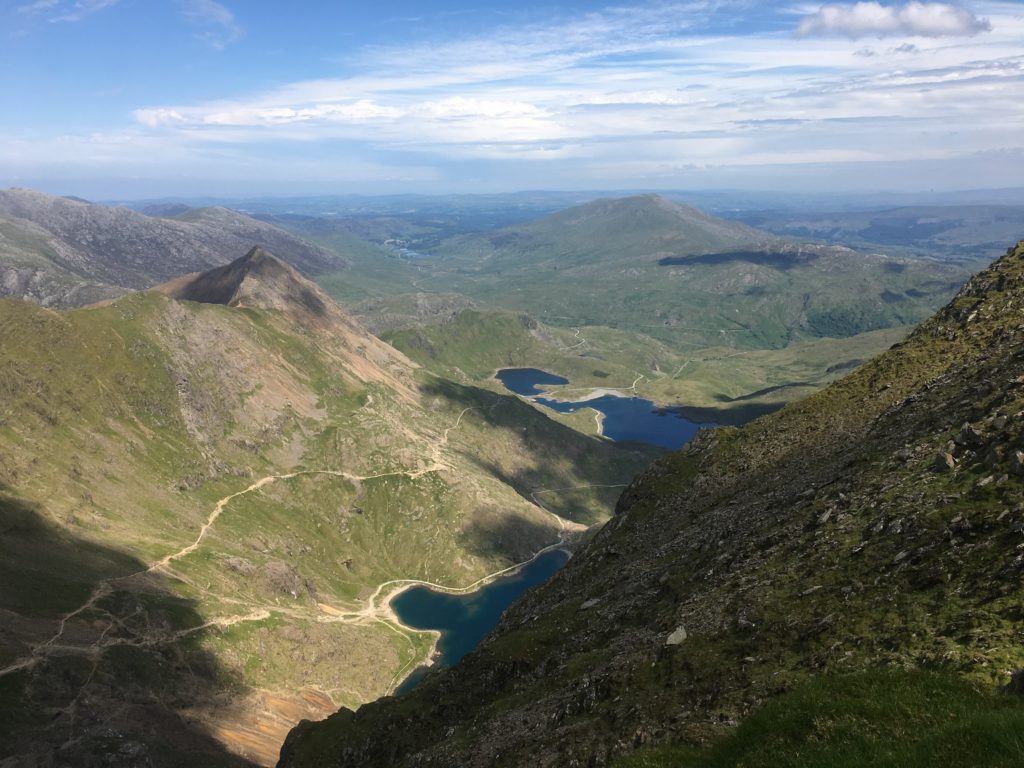 views from the top of Mount Snowdon travelfaceblog