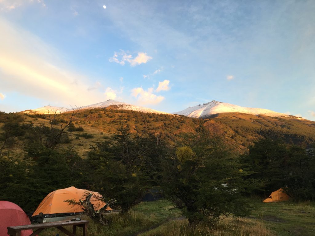 Camping central Torres Del Paine