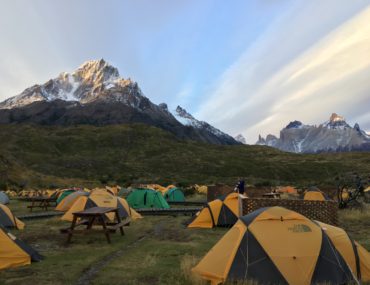 Camping reservations Torres del Paine, Grey Campsite