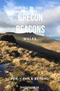 hiking in the Brecon Beacons pin