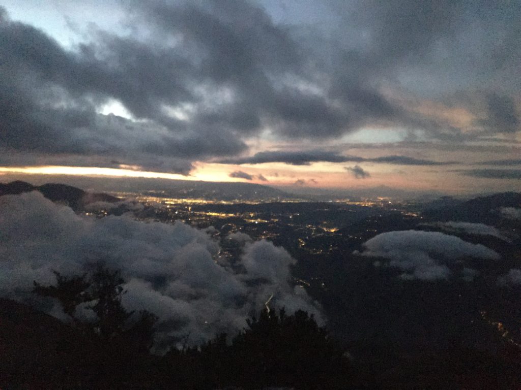 views from Tungurahua refugio 